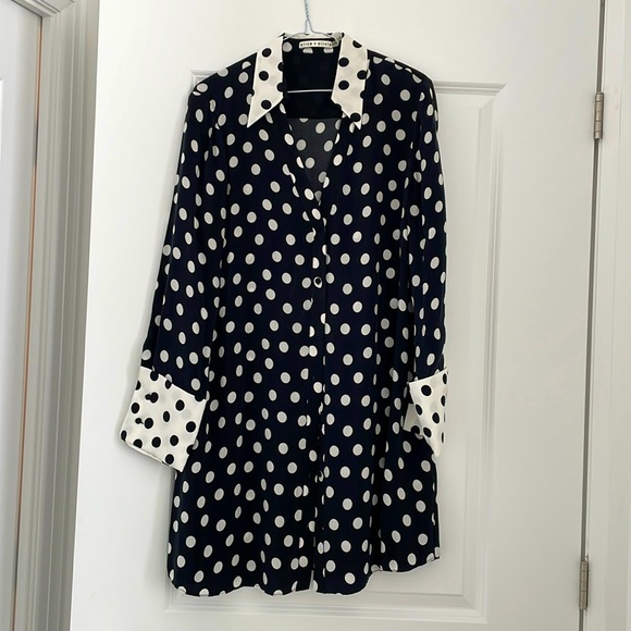 Stunning Alice and Olivia polka dot dress - Picture 1 of 6